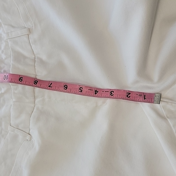 Worthington Size 12 White Slightly Flared Leg Trousers, Gently Used Condition - Picture 8 of 14